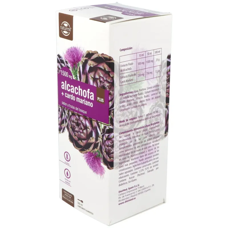Alcachofa + Cardo Mariano Plus 500 ml | Farmacia Barata Alcachofa + Cardo Mariano Plus 500 ml | Farmacia Barata