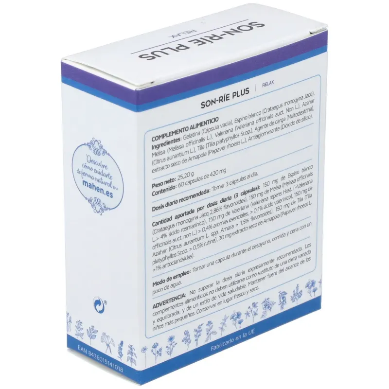 Mahen Son-rie Plus 60 cápsulas | Farmacia Barata Mahen Son-rie Plus 60 cápsulas | Farmacia Barata