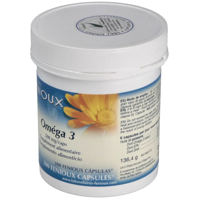 Omega 3 120 Perlas Fenioux | Farmacia Barata