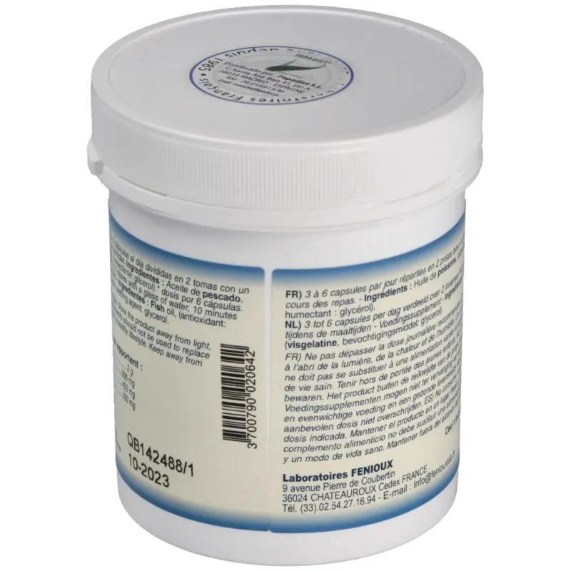 Omega 3 120 Perlas Fenioux | Farmacia Barata