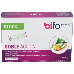 Dietisa Biform Block Doble Acción, 30 Cápsulas
