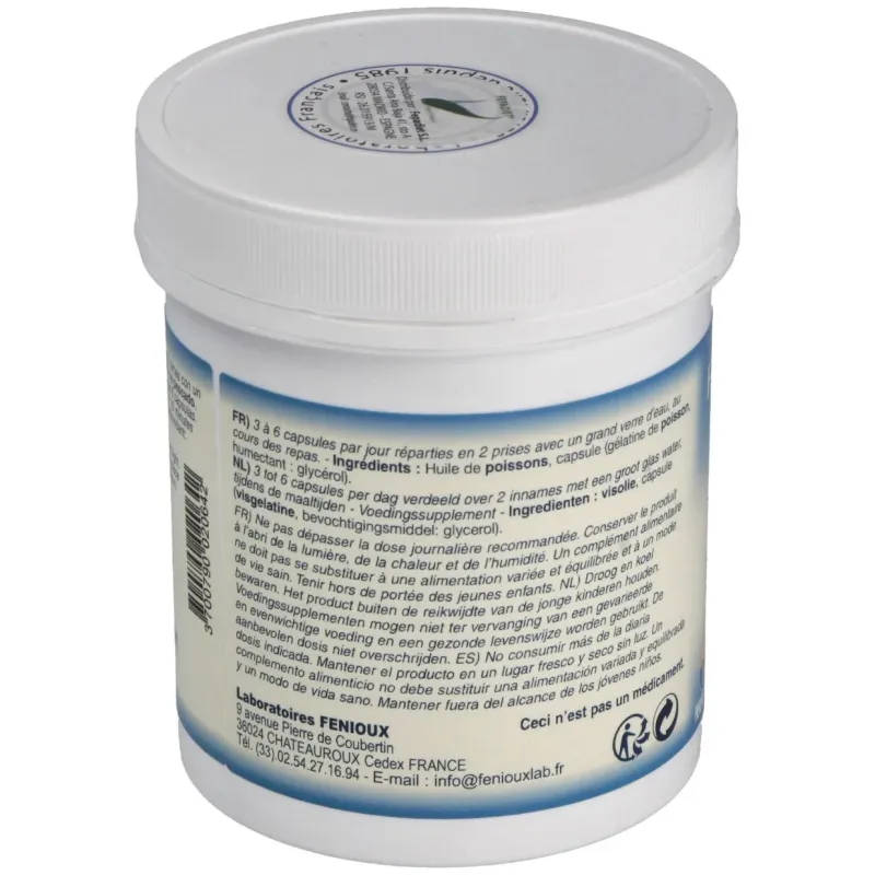 Omega 3 120 Perlas Fenioux | Farmacia Barata