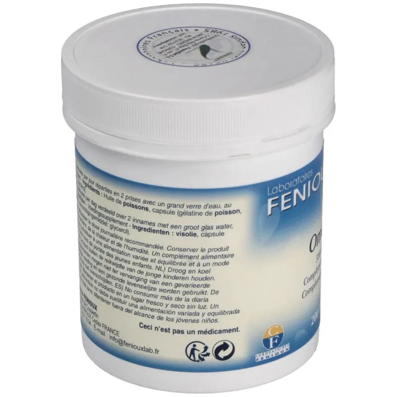 Omega 3 120 Perlas Fenioux | Farmacia Barata