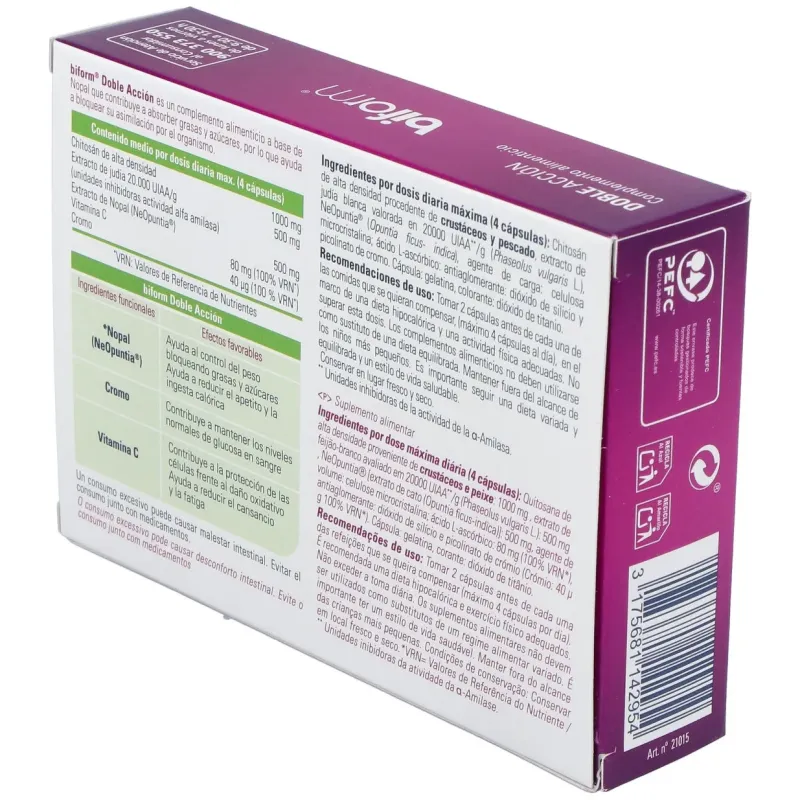 Dietisa Biform Block Doble Acción 30 Cápsulas | Farmacia Barata Dietisa Biform Block Doble Acción 30 Cápsulas | Farmacia Barata