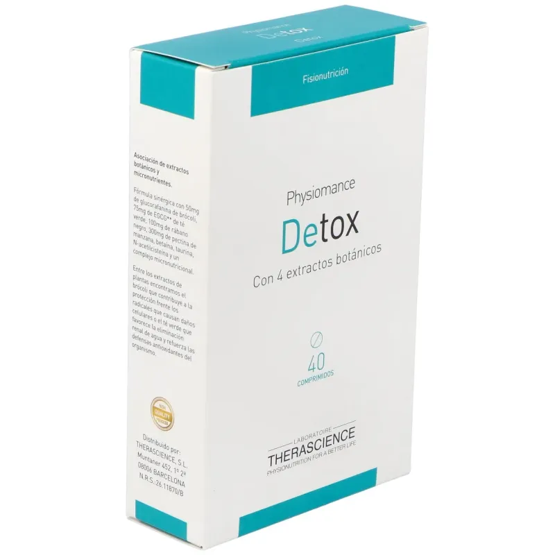 Therascience Detox 40 Comprimidos | Farmacia Barata