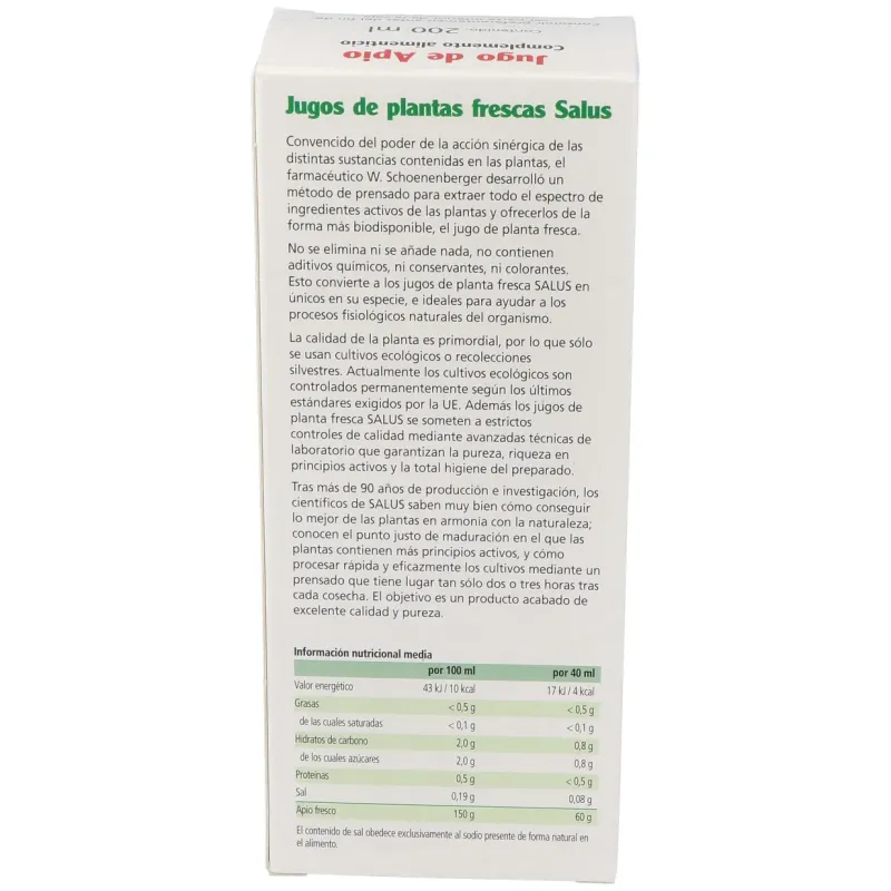 Salus Jugo de Apio | Farmacia Barata Salus Jugo de Apio | Farmacia Barata