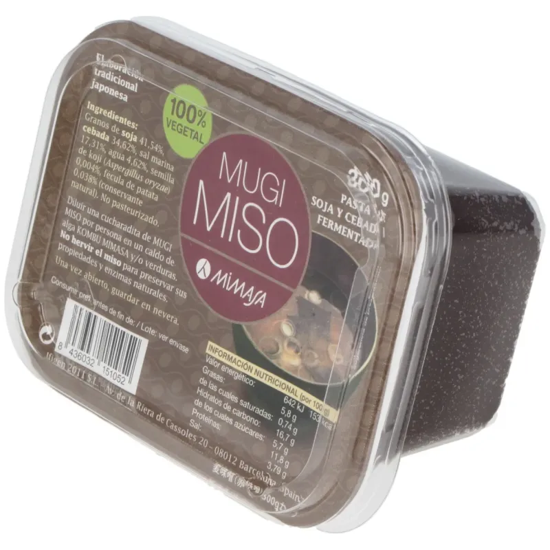 Mimasa Mugi Miso 300 g Cebada | Farmacia Barata Mimasa Mugi Miso 300 g Cebada | Farmacia Barata