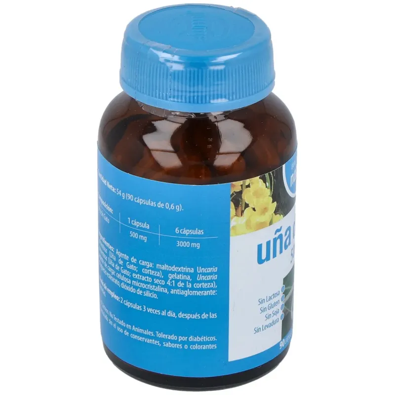 Naturmil Uña de Gato 500 mg 90 Cápsulas | Farmacia Barata