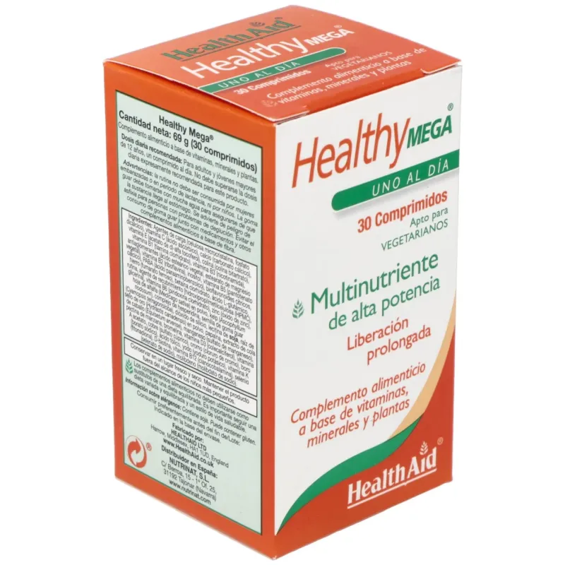 Health Aid Healthymega, 30 comprimidos | Farmacia Barata Health Aid Healthymega, 30 comprimidos | Farmacia Barata