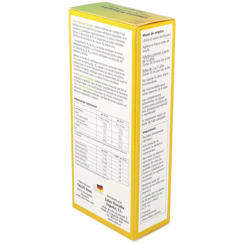 Salus Vitamina B Komplex, 250 ml | Farmacia Barata Salus Vitamina B Komplex, 250 ml | Farmacia Barata