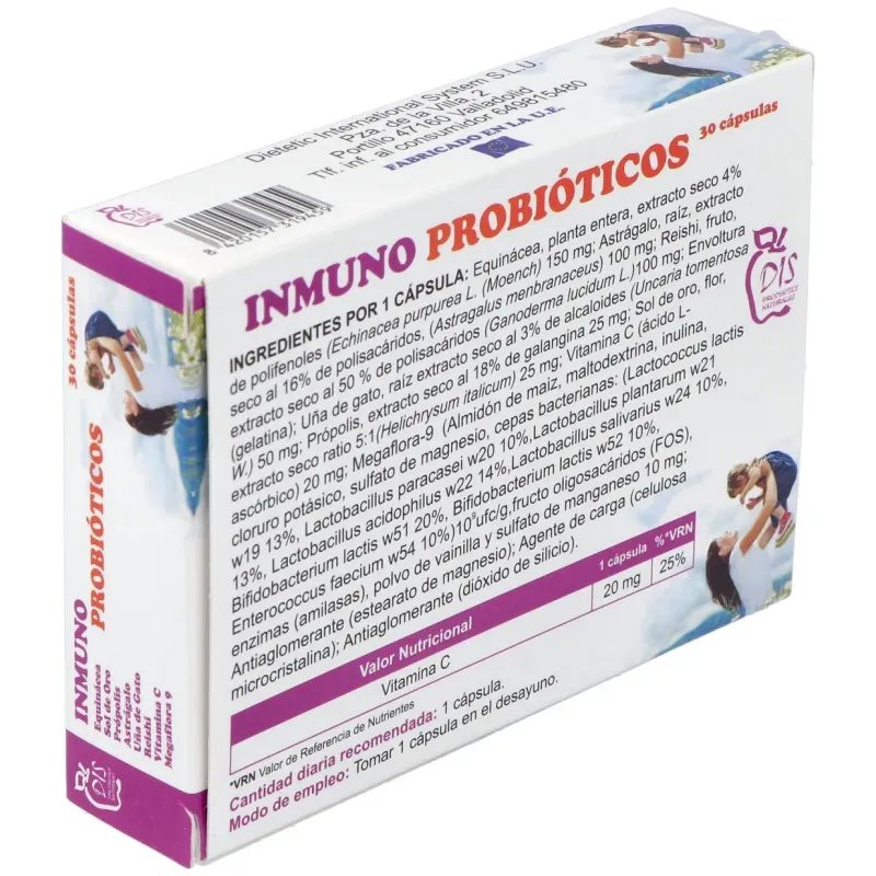 Dis Inmuno Biotic, 30 Cápsulas | Farmacia Barata Dis Inmuno Biotic, 30 Cápsulas | Farmacia Barata