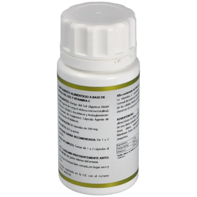 Holofungi Hongo del Sol 50 cápsulas | Farmacia Barata