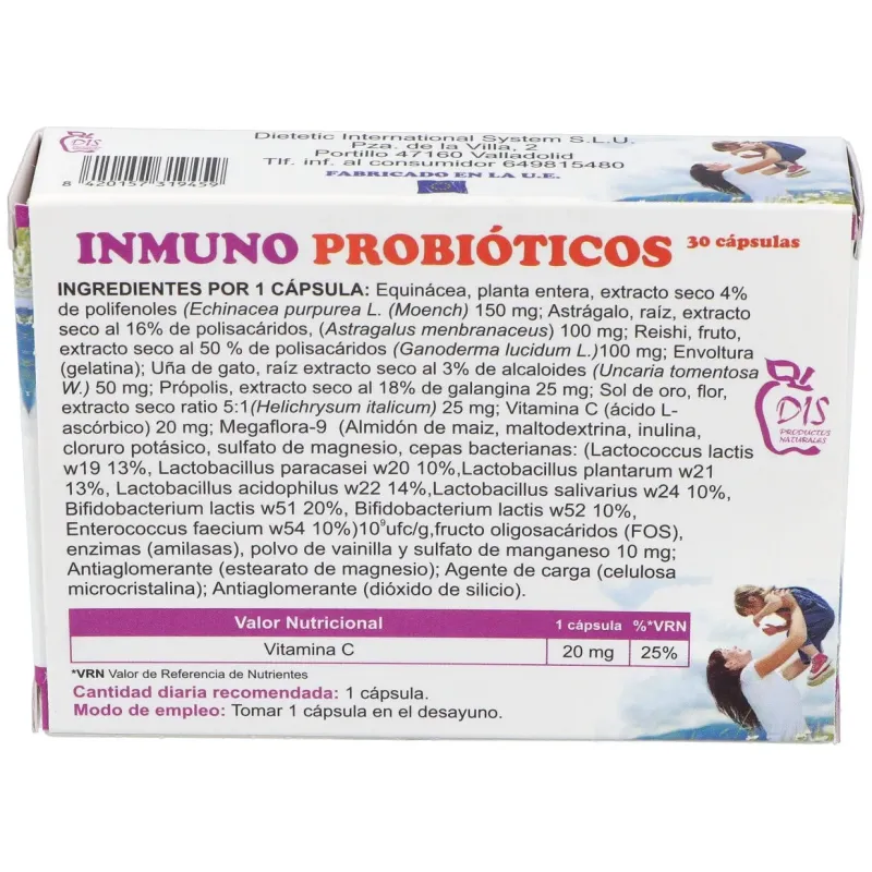Dis Inmuno Biotic, 30 Cápsulas | Farmacia Barata Dis Inmuno Biotic, 30 Cápsulas | Farmacia Barata