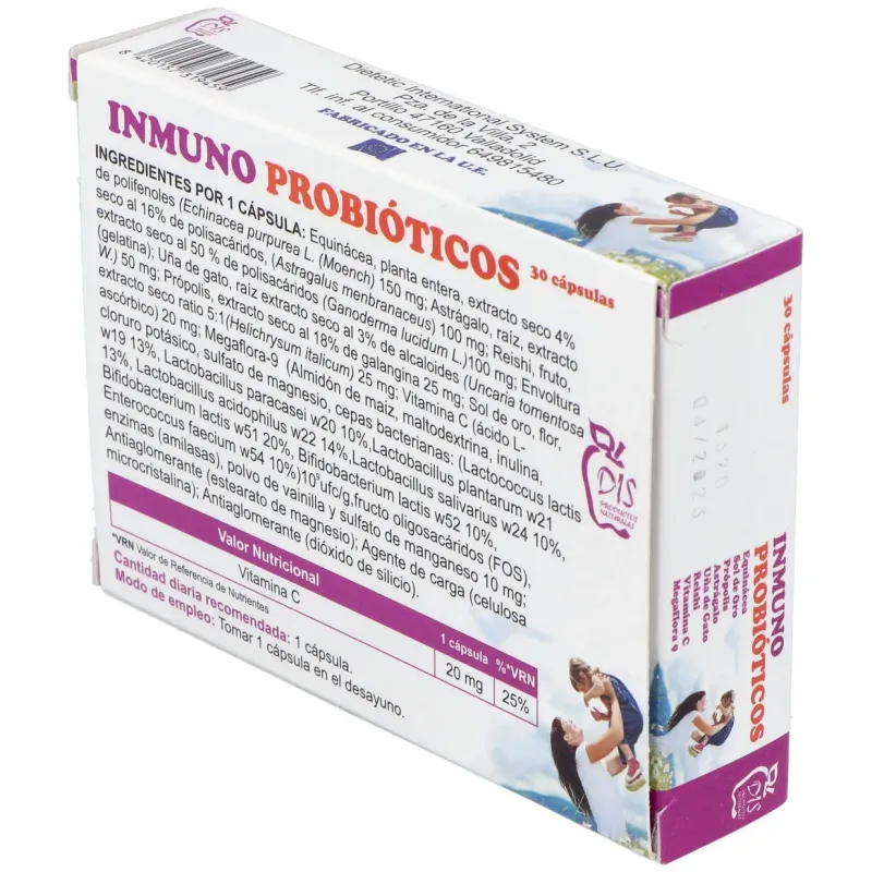 Dis Inmuno Biotic, 30 Cápsulas | Farmacia Barata Dis Inmuno Biotic, 30 Cápsulas | Farmacia Barata