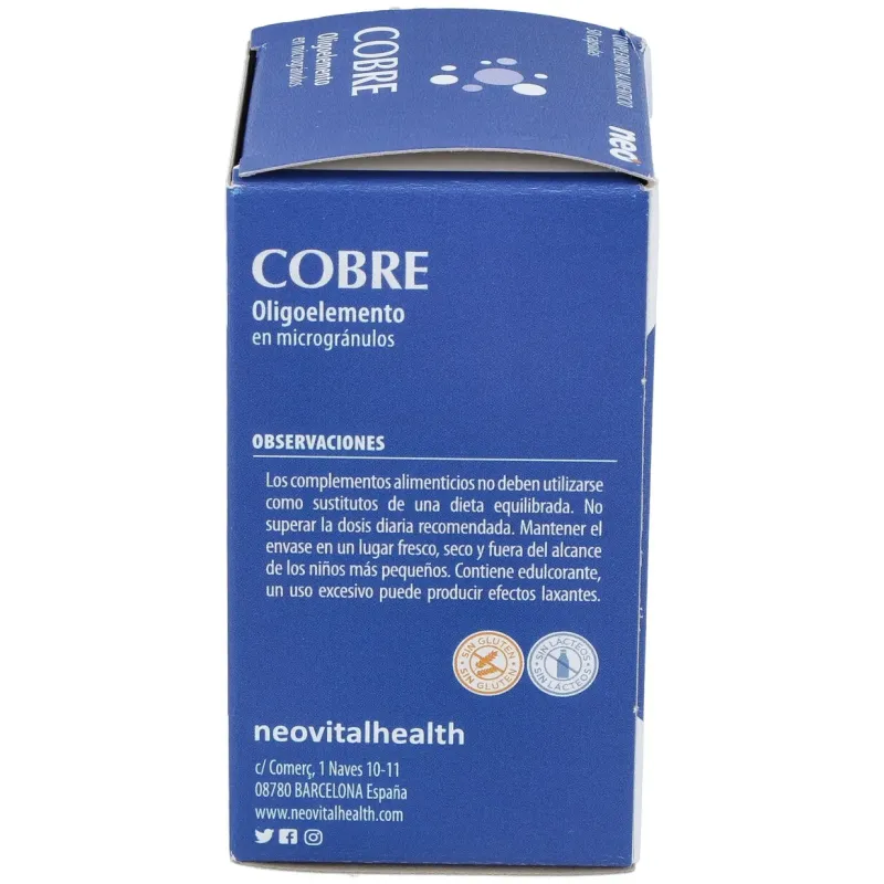Microgranulos Cobre 50 Cápsulas | Farmacia Barata Microgranulos Cobre 50 Cápsulas | Farmacia Barata