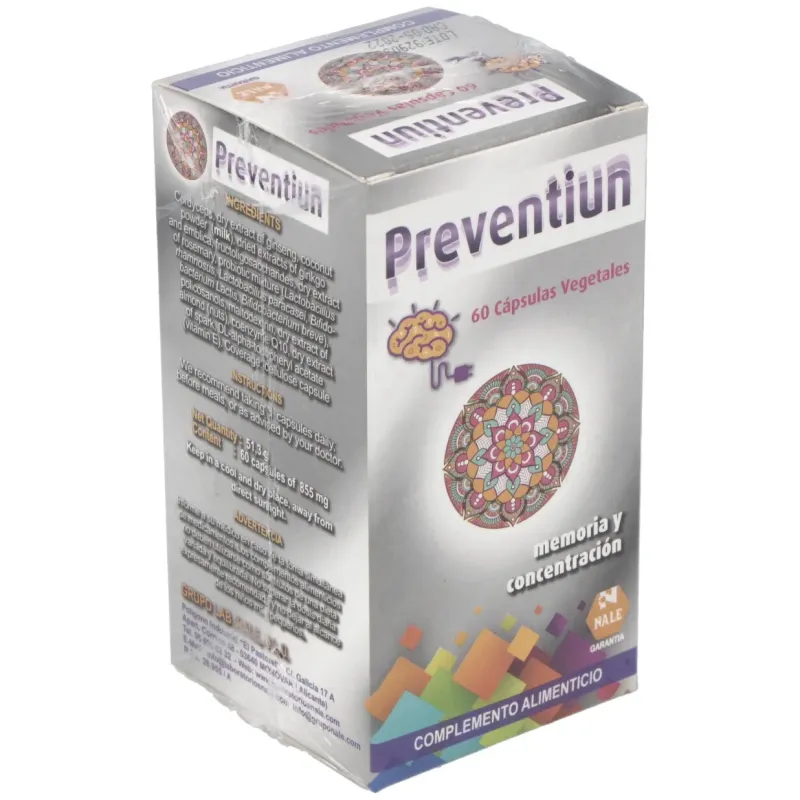 Preventiun 60 Cápsulas Nale | Farmacia Barata Preventiun 60 Cápsulas Nale | Farmacia Barata