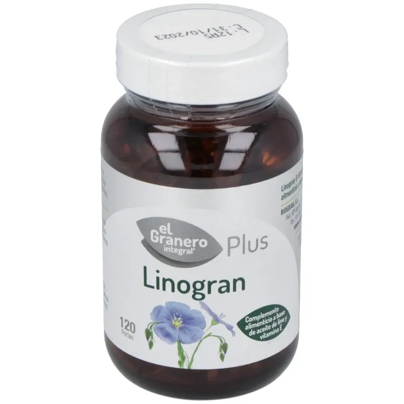 Linogran Aceite de Lino 710 mg 120 perlas | Farmacia Barata Linogran Aceite de Lino 710 mg 120 perlas | Farmacia Barata