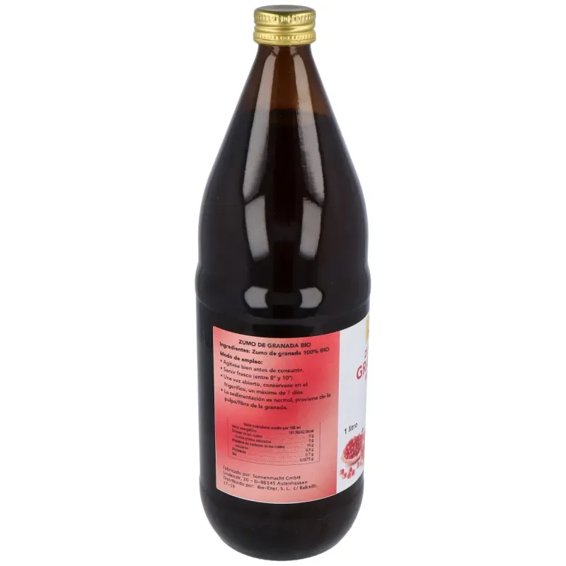 Sonnemacht Zumo de Granada Bio 1L | Farmacia Barata Sonnemacht Zumo de Granada Bio 1L | Farmacia Barata