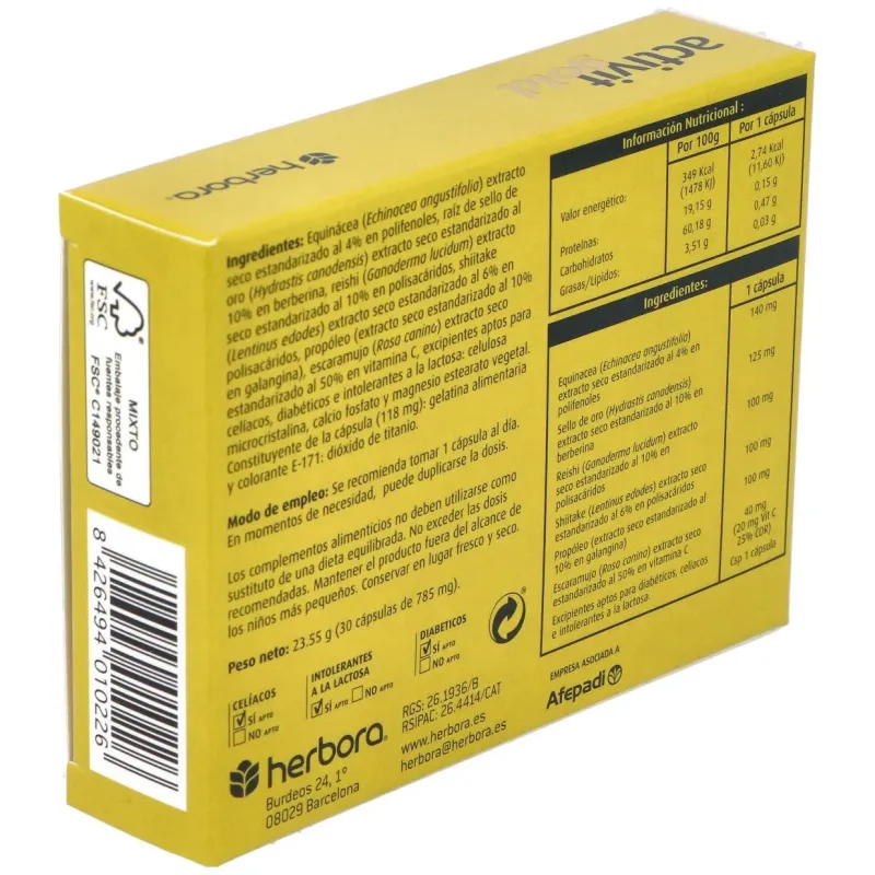 Activit AlerGold 30 Cápsulas | Farmacia Barata Activit AlerGold 30 Cápsulas | Farmacia Barata