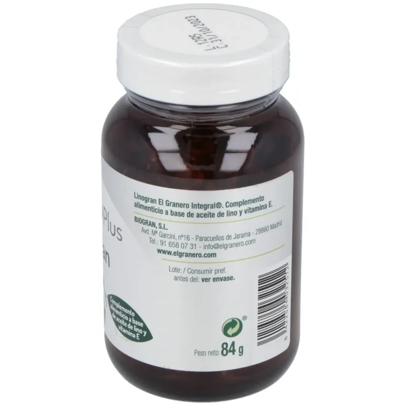 Linogran Aceite de Lino 710 mg 120 perlas | Farmacia Barata Linogran Aceite de Lino 710 mg 120 perlas | Farmacia Barata