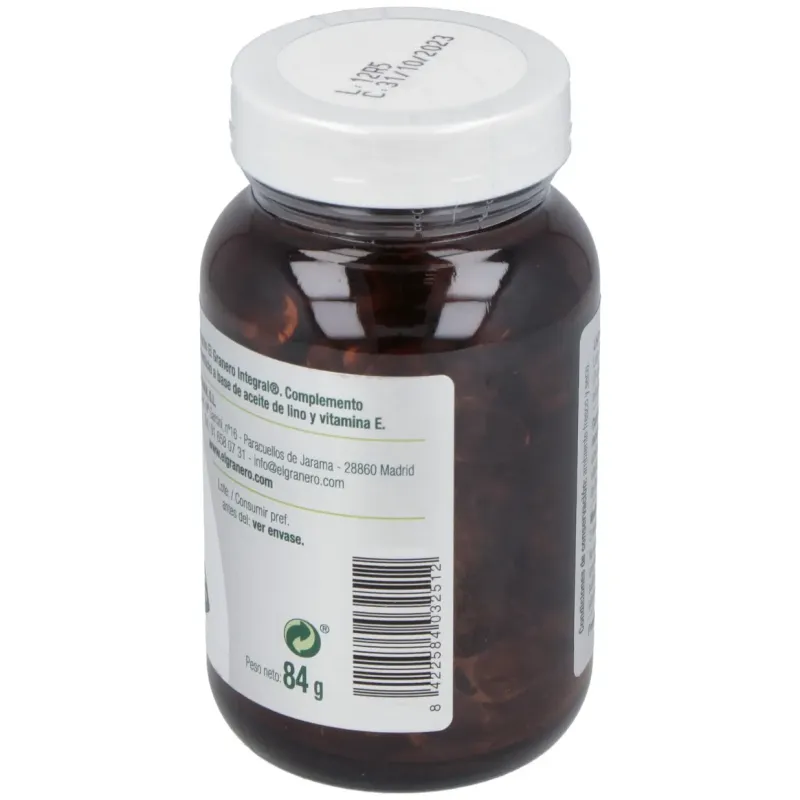 Linogran Aceite de Lino 710 mg 120 perlas | Farmacia Barata Linogran Aceite de Lino 710 mg 120 perlas | Farmacia Barata
