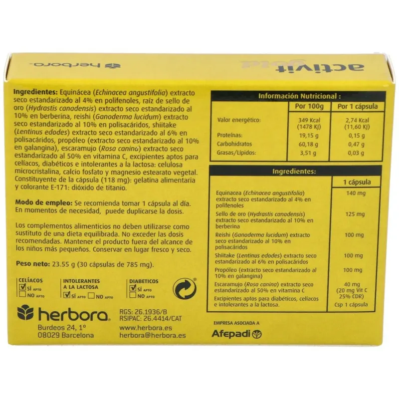 Activit AlerGold 30 Cápsulas | Farmacia Barata Activit AlerGold 30 Cápsulas | Farmacia Barata