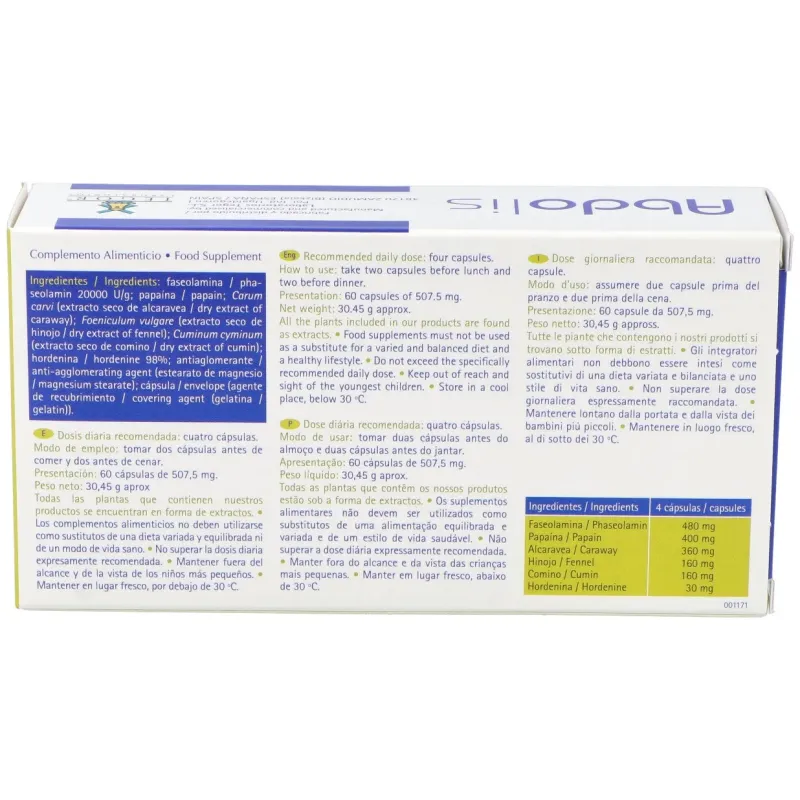 Abdolis 60 Cápsulas | Farmacia Barata Abdolis 60 Cápsulas | Farmacia Barata