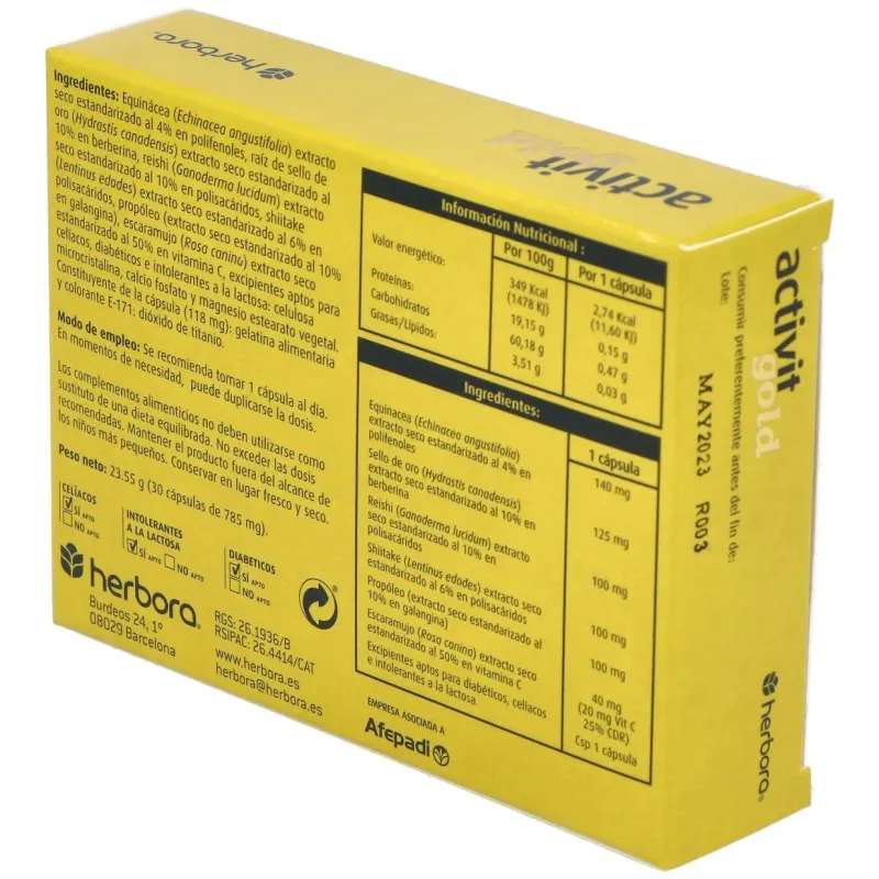Activit AlerGold 30 Cápsulas | Farmacia Barata Activit AlerGold 30 Cápsulas | Farmacia Barata