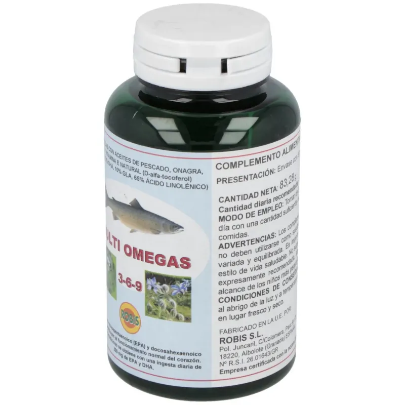 Robis Multi Omega 3-6-9, 60 Cápsulas | Farmacia Barata Robis Multi Omega 3-6-9, 60 Cápsulas | Farmacia Barata