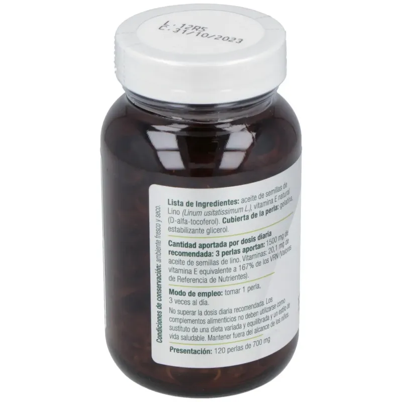 Linogran Aceite de Lino 710 mg 120 perlas | Farmacia Barata Linogran Aceite de Lino 710 mg 120 perlas | Farmacia Barata
