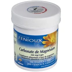 Fenioux Carbonato de Magnesio, 200 cápsulas.