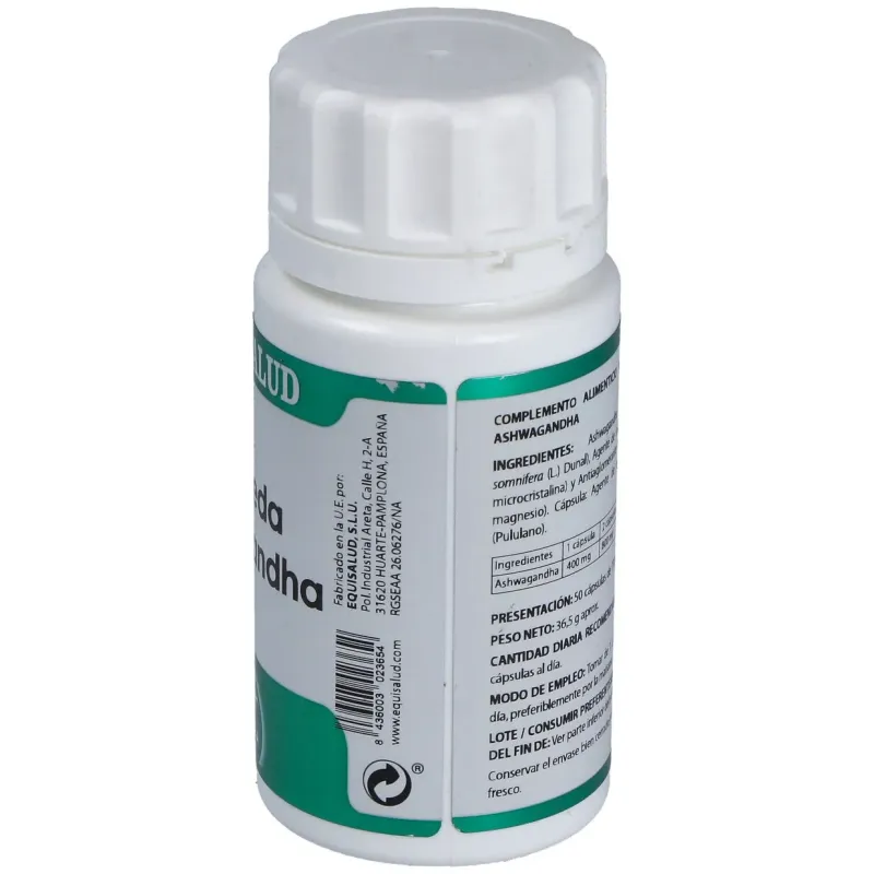Equisalud Ashwagandha 50 Cápsulas | Farmacia Barata