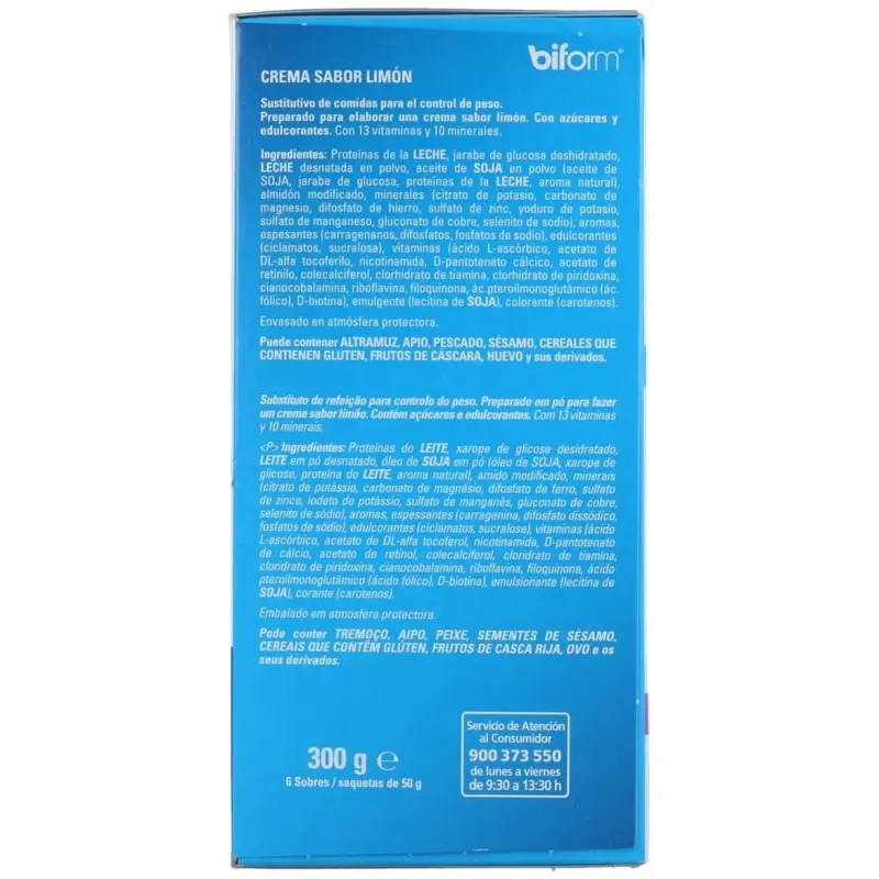 Dietisa Biform Natillas Limón 6 Sobres | Farmacia Barata Dietisa Biform Natillas Limón 6 Sobres | Farmacia Barata