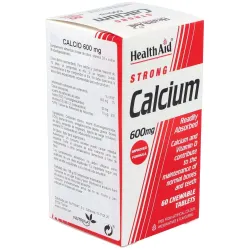 Health Aid Calcio 600 mg, 60 Comprimidos | Farmacia Barata
