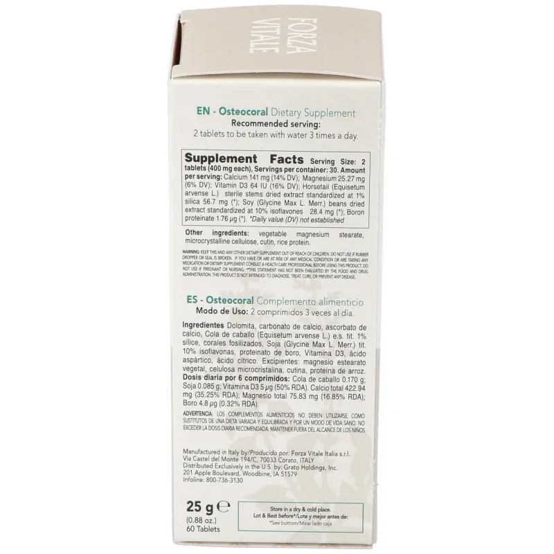 Forza Vitale Osteocoral 25g | Farmacia Barata Forza Vitale Osteocoral 25g | Farmacia Barata