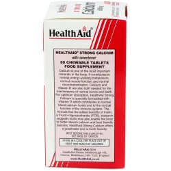 Health Aid Calcio 600 mg, 60 Comprimidos | Farmacia Barata