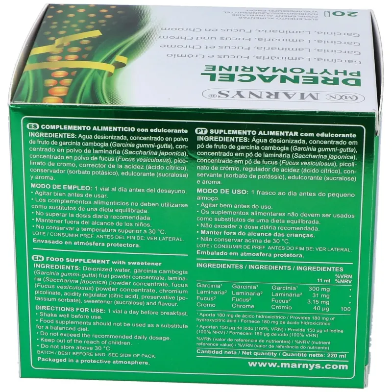 Drenacel Phytomarin 20 Viales | Farmacia Barata Drenacel Phytomarin 20 Viales | Farmacia Barata