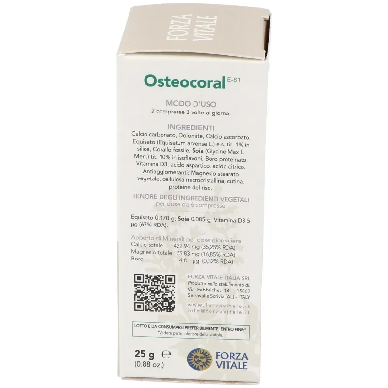Forza Vitale Osteocoral 25g | Farmacia Barata Forza Vitale Osteocoral 25g | Farmacia Barata