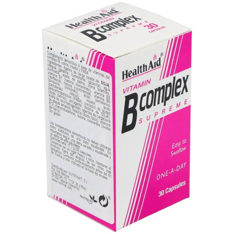 Health Aid Complejo Vitamínico B Complex | Farmacia Barata Health Aid Complejo Vitamínico B Complex | Farmacia Barata