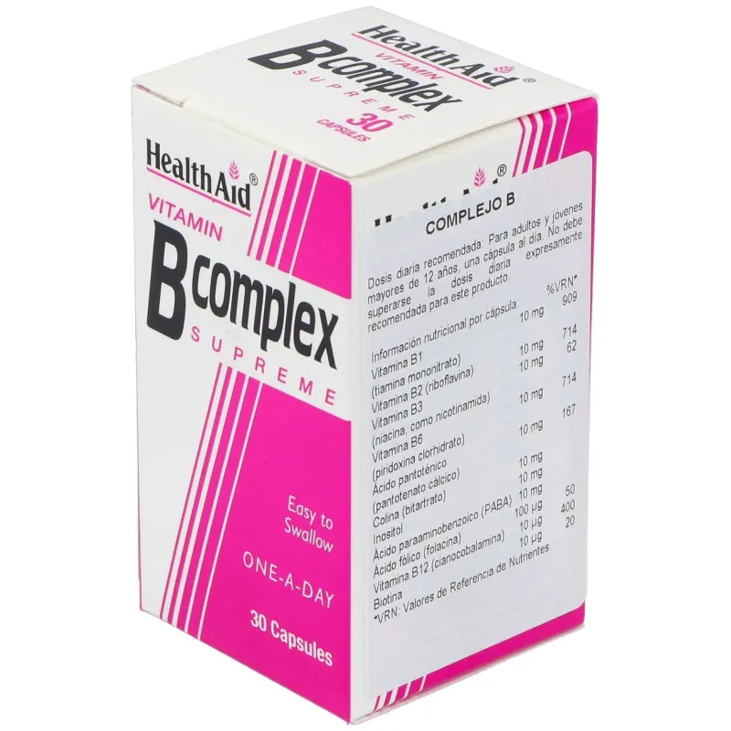 Health Aid Complejo Vitamínico B Complex | Farmacia Barata Health Aid Complejo Vitamínico B Complex | Farmacia Barata