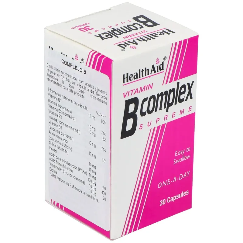 Health Aid Complejo Vitamínico B Complex | Farmacia Barata Health Aid Complejo Vitamínico B Complex | Farmacia Barata