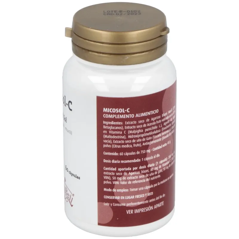 Micosol-C (Hongo del Sol), 60 Cápsulas | Farmacia Barata Micosol-C (Hongo del Sol), 60 Cápsulas | Farmacia Barata