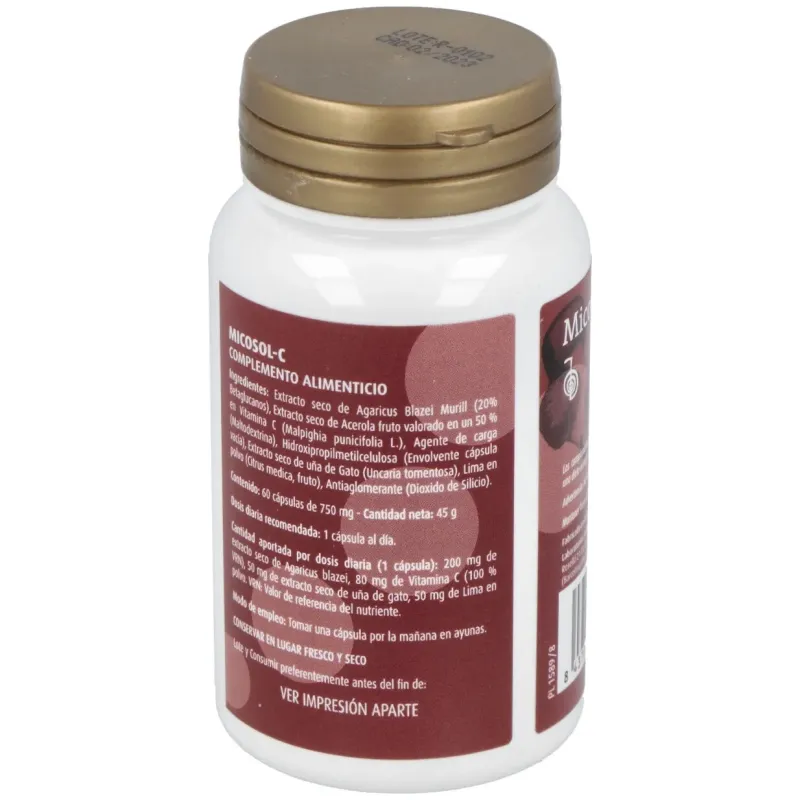 Micosol-C (Hongo del Sol), 60 Cápsulas | Farmacia Barata Micosol-C (Hongo del Sol), 60 Cápsulas | Farmacia Barata