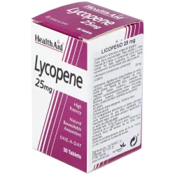 Licopeno Health Aid 25 mg 30 comp. | Farmacia Barata Licopeno Health Aid 25 mg 30 comp. | Farmacia Barata