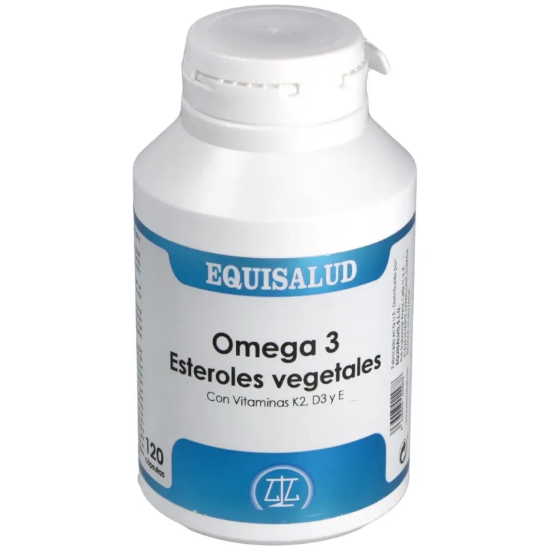 Omega 3 Esteroles Vegetales K2+D3+E 120 cápsulas | Farmacia Barata