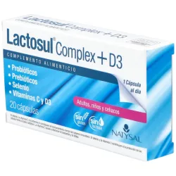 Lactosul Complex + D3 20 cápsulas | Farmacia Barata Lactosul Complex + D3 20 cápsulas | Farmacia Barata