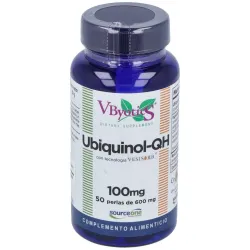 Vbyotics Ubiquinol, 50 perlas de 100 mg.