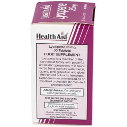Licopeno Health Aid 25 mg 30 comp. | Farmacia Barata Licopeno Health Aid 25 mg 30 comp. | Farmacia Barata