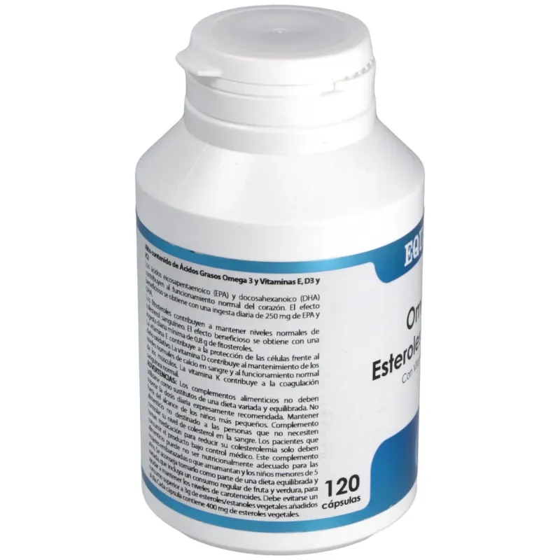 Omega 3 Esteroles Vegetales K2+D3+E 120 cápsulas | Farmacia Barata
