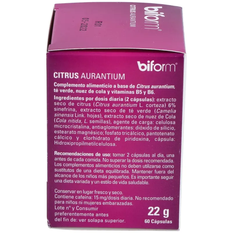 Biform Citrus Aurantium 60 Cápsulas | Farmacia Barata Biform Citrus Aurantium 60 Cápsulas | Farmacia Barata